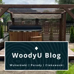 Drewniana altana z jacuzzi przy domu to świetny pomysł na relaks.