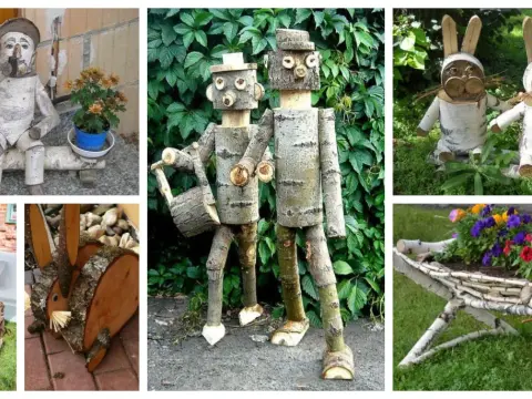 Ozdoby z gałęzi do ogrodu - Trwałe DIY, które zachwyca!