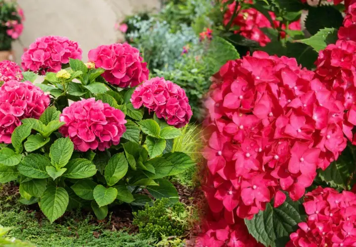 Jaka hortensja na słońce? Krzewy z bujnymi, różowymi kwiatostanami, idealne do słonecznych zakątków ogrodu.